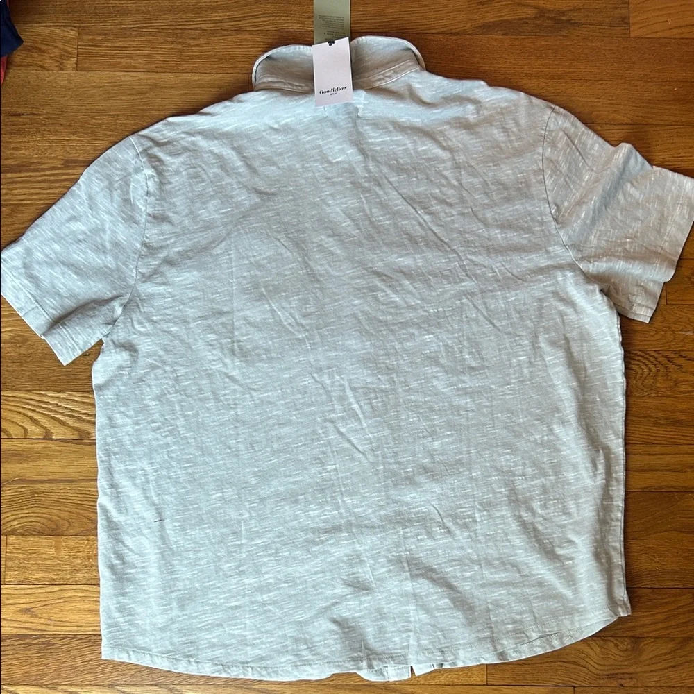 Goodfellow & Co Light Gray Casual Button-Down Shirt xl